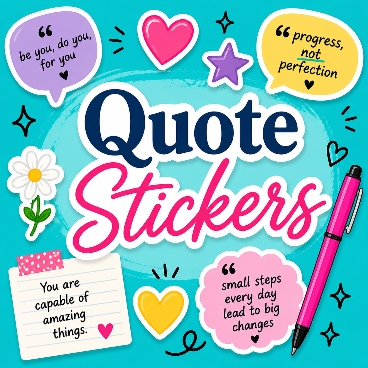 Quote Stickers