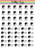 Baseball Practice and Game Planner Stickers | Libby and Lou Sticker Co