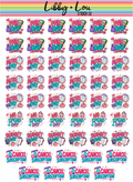 Pay Day & Budget Planner Stickers | No Spend & Auto Pay Sticker Sheet | Finance Planner Stickers | Budgeting Stickers for Planners