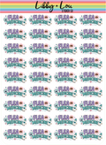 Flea Medicine Planner Stickers | Pet Care Reminder Stickers | Dog & Cat Medication Planner Stickers | Functional Pet Planner Stickers