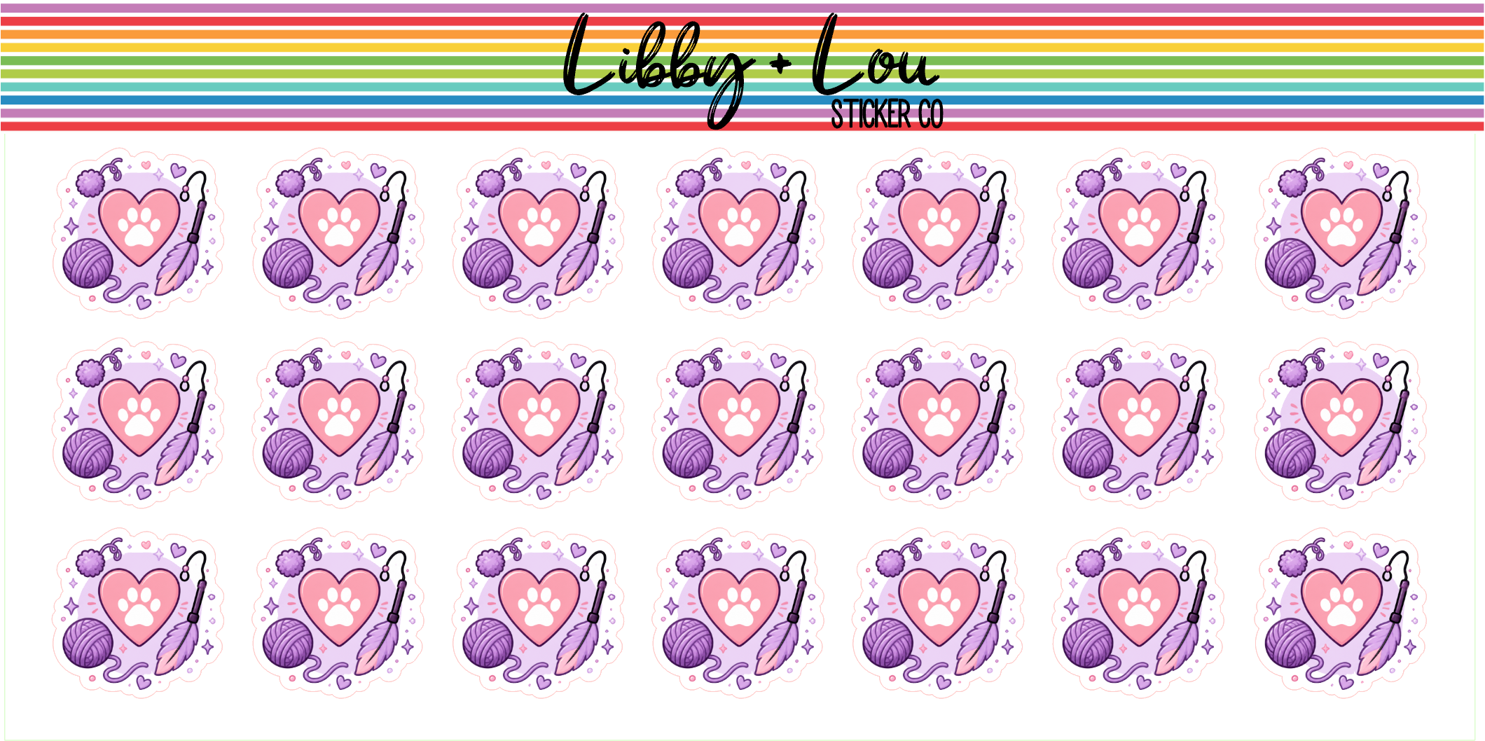Cat Playtime Planner Stickers | Cat Lover Planner Stickers | Pet Planner Stickers | Cute Cat Stickers for Planners & Journals