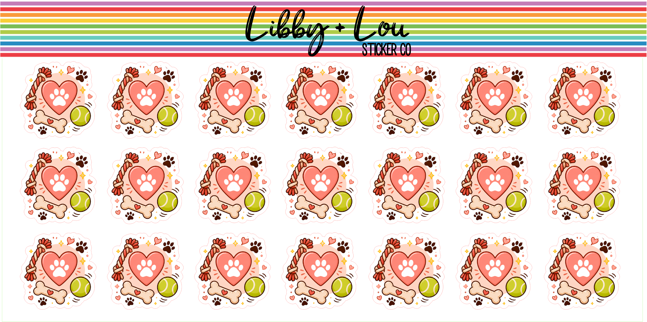 Dog Playtime Planner Stickers | Puppy Planner Stickers | Pet Care Planner Stickers | Cute Dog Stickers for Planners & Journals