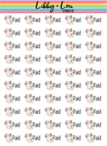 Paid Bills Piggy Bank Planner Stickers | Libby and Lou Sticker Co