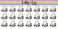 Golfing Planner Stickers | Libby and Lou Sticker Co