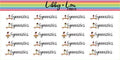 Gymnastics Planner Sticker