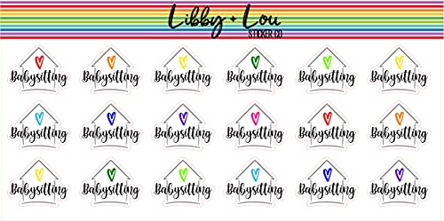 Babysitting Planner Sticker | Libby and Lou Sticker Co