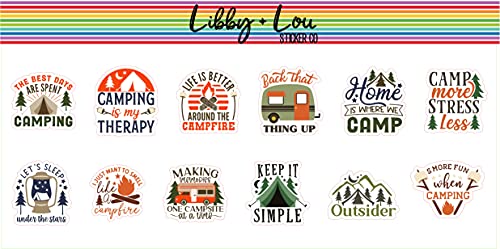 Camping Quotes Planner Sticker | Libby and Lou Sticker