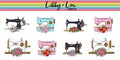 Vintage Sewing Machine Planner Stickers | Libby and Lou Sticker Co