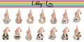 Spring and Easter Gnome Planner Sticker | Libby and Lou Sticker Co