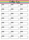 Reading Box Planner Sticker | Libby and Lou Sticker Co