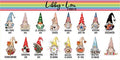 Holiday and Seasonal Gnome Planner Sticker | Libby and Lou Sticker Co