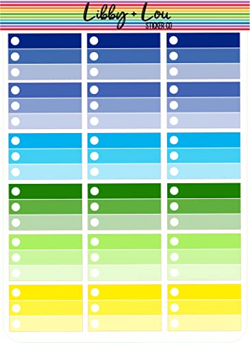 Ombre Checklist Planner Sticker | Libby and Lou Sticker Co