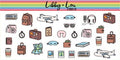Travel Planner Sticker | Libby and Lou Sticker Co