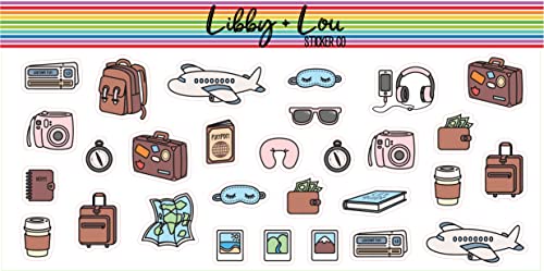 Travel Planner Sticker | Libby and Lou Sticker Co