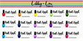 Nail Appointment Planner Sticker | Libby and Lou Sticker Co