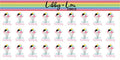 Happy Birthday Balloons Planner Sticker | Libby and Lou Sticker Co