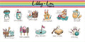 Summer Bucket List Planner Sticker | Libby and Lou Sticker Co