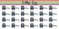 Amazon Delivery Truck Planner Stickers | Libby and Lou Sticker Co
