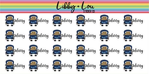 Amazon Delivery Truck Planner Stickers | Libby and Lou Sticker Co