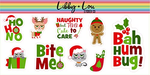 Funny Christmas Quotes Decorative Planner Sticker | Libby and Lou Sticker Co