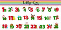 Christmas Countdown Planner Sticker | Libby and Lou Sticker Co