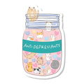 Anti-Depressant Cats Decal Sticker | Libby and Lou Sticker Co