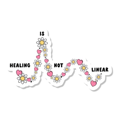Healing is Not Linear Decal Sticker | Libby and Lou Sticker Co