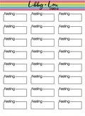 Feelings Planner Sticker | Libby and Lou Sticker Co