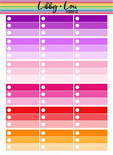 Ombre Checklist Planner Sticker | Libby and Lou Sticker Co