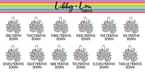 Military Deployment Countdown Planner Sticker | Libby and Lou Sticker Co