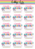 Currently Reading Planner Stickers | Book Tracker Reading Stickers