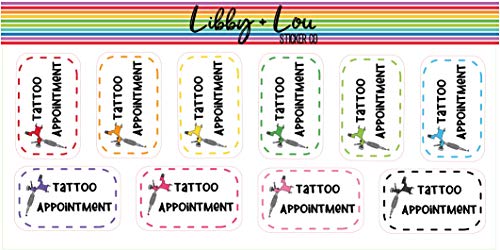 Tattoo Appointment Planner Sticker | Libby and Lou Sticker Co