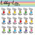 Clean Office Planner Sticker | Libby and Lou Sticker Co