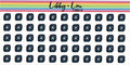 Streaming Service TV Planner Sticker | Libby and Lou Sticker Co