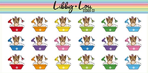 Dog Grooming Planner Sticker | Pet Care | Libby and Lou Sticker Co