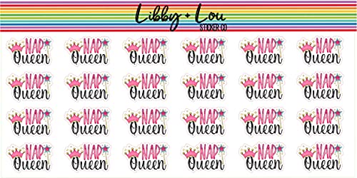 Nap Queen Planner Sticker | Libby and Lou Sticker Co