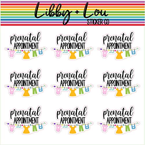 Prenatal Appointment Planner Stickers | Libby and Lou Sticker Co