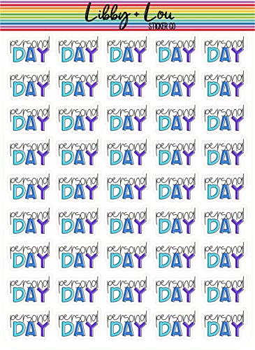 Personal Day Planner Sticker | Libby and Lou Sticker Co