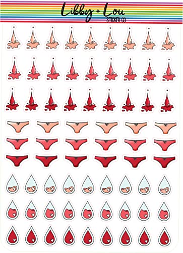 Period Tracker Planner Stickers | Libby and Lou Sticker Co