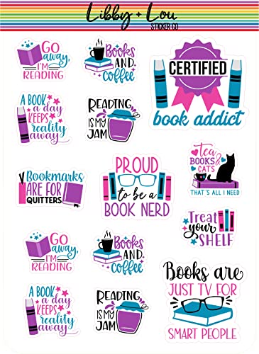 Reading Quotes Planner Sticker | Libby and Lou Sticker Co