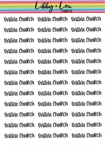 Online Church Planner Sticker | Libby and Lou Sticker Co