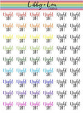 Night Shift Planner Sticker | Libby and Lou Sticker Co