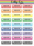 Habit Tracker Evening Routine Planner Sticker | Libby and Lou Sticker Co