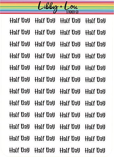 Half Day Planner Stickers | Libby and Lou Sticker Co