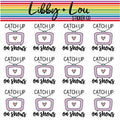 Catch Up on Shows Planner Sticker | Libby and Lou Sticker Co