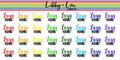 Lazy Morning Planner Stickers | Libby and Lou Sticker Co