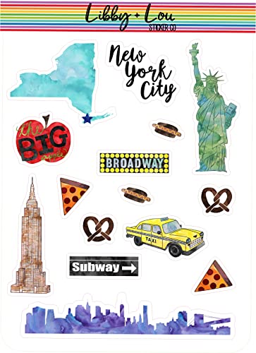 New York City Planner Sticker | Libby and Lou Sticker Co