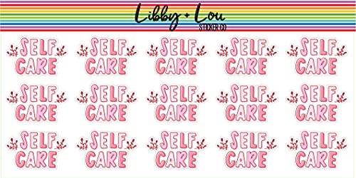 Self Care Planner Sticker | Libby and Lou Sticker Co