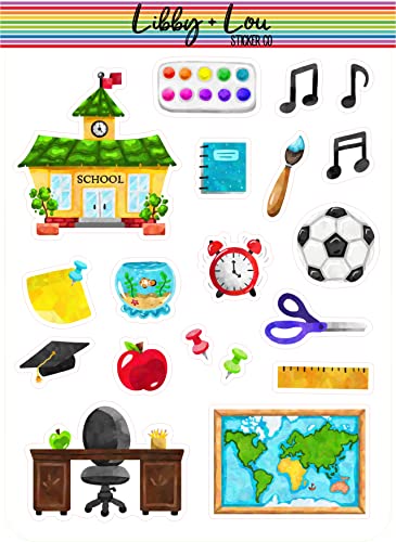 School Planner Stickers | Libby and Lou Sticker Co