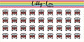 Fire Truck Planner Sticker | Libby and Lou Sticker Co